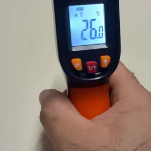 NJTY Infrared Thermometer, Handheld Temperature Measuring Tool, Temperature Monitor, Laser Surface Temperature Reader, Multifunctional Industrial Temperature Meter for Home Repair
