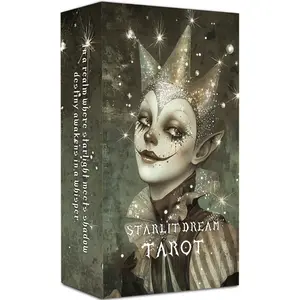 Starlight Dream Tarot, Tarot Card Game, 78 tarot cards for beginners, with dreamy and minimalist illustrations, Fortune Telling Readers, Intuition, Divination and Spiritual Insight, divination (PDF Guidebook)