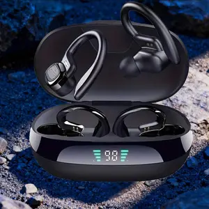 ANKRIYUL Bluetooth  Hook Earphone  Hiking Earhook Headphone  Outdoor Runing  Headphone Smart Wireless Headset Usb Charging Headset Electronic Chargeable