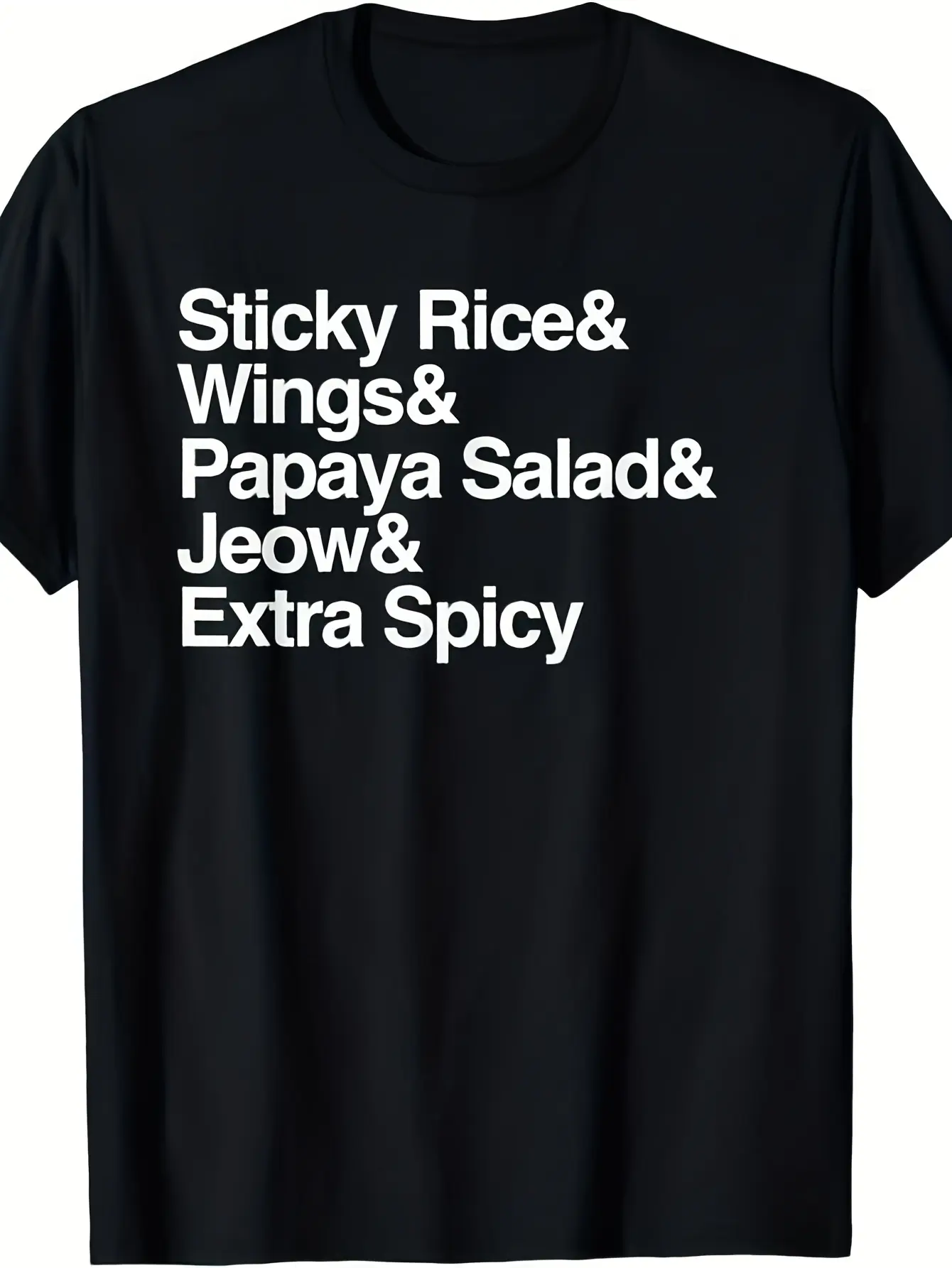 Laos Shirt with Sticky Rice  Laos-Themed Asian Foo unisex soft cotton short sleeve t shirt, vintage graphic casual tee for men women teens, perfect birthday holiday gift for camping travel gym daily street  wear