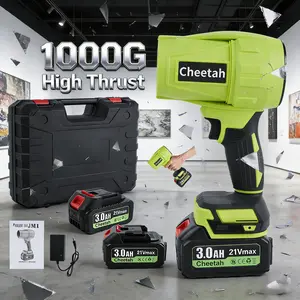 Cheetah Pro-Grade Cordless Blower 680W Pure Copper Motor 1000G Thrust Turbo Jet for Car Drying Leaves Driveway Cleaning Gift Ready