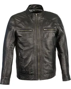 Milwaukee Leather Men's Sheepskin Moto Jacket 4X - Sfm1860-Black-4X