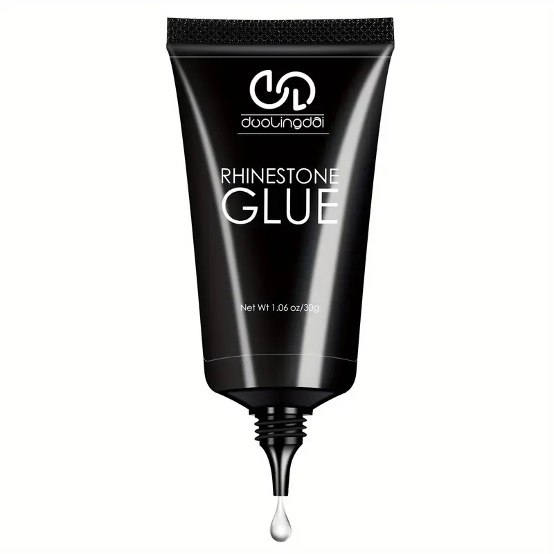 Rhinestone Glue for Nails, Nailcare Glue, Super Strong Gel Nail Adhesive for 3D Nail Art Decorations, Charms, Gems, Jewels & Diamonds, Rhinestone Bow Manicure Supplies, DIY Nails Art, Nail Art Products