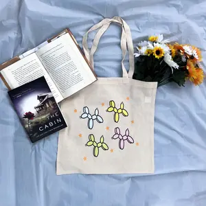 Quirky Balloon Dog Tote Bag with Serial Number