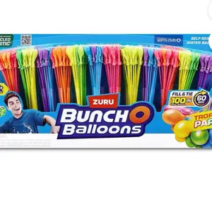 Bunch O Balloons 400+ Rapid-Fill Self-Tying Recyclable Water Balloons, 12 Stems