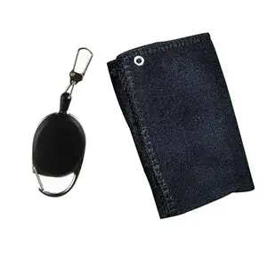 Microfiber Golf Towel with Retractable Keychain