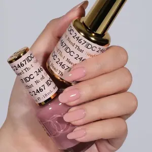 DND DC 2467 Need That Gel and Lacquer Duo nail care nail art sheer nude gel color