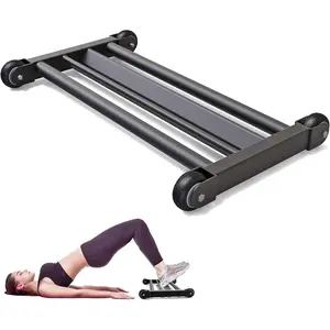 Glute Ham Glider Heavy Duty Ab Glute Glider Machine, Exercise Wheels for Smooth  Curl  and  Workouts, Multifunctional Ab Glute Machine for  & Commercial Gym