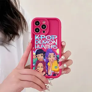 Kpop Demons Hunters Phone Case Accessories Suitable for iPhone 17 16e 16 15 14 13 12 11 Mini Pro Max Air X XR XSMAX 8 7 Plus Protective Anti Fall Soft TPU Back Cover