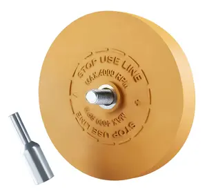 CowboyBOB Decal Remover Eraser Wheel Rubber Eraser Wheel for Drill Removes Car Stripes Vinyl Tapes and Graphics Rubber Eraser Wheel Tool Kit for Cars, RV, Motorcycles Sticker Remover Tool 1 Pack
