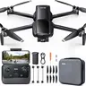 Ruko U11MINI Portable 4K Digital Drone with 3-Axis Gimbal EIS, 8K Photo, Under 249g, 96 Min Flight Time, 20000ft FPV Transmission, Rechargeable, GPS with Beeper, Controller & Accessories, AI Takeoff/Landing, Auto Return, Beginner-Friendly Blue Quadcopter