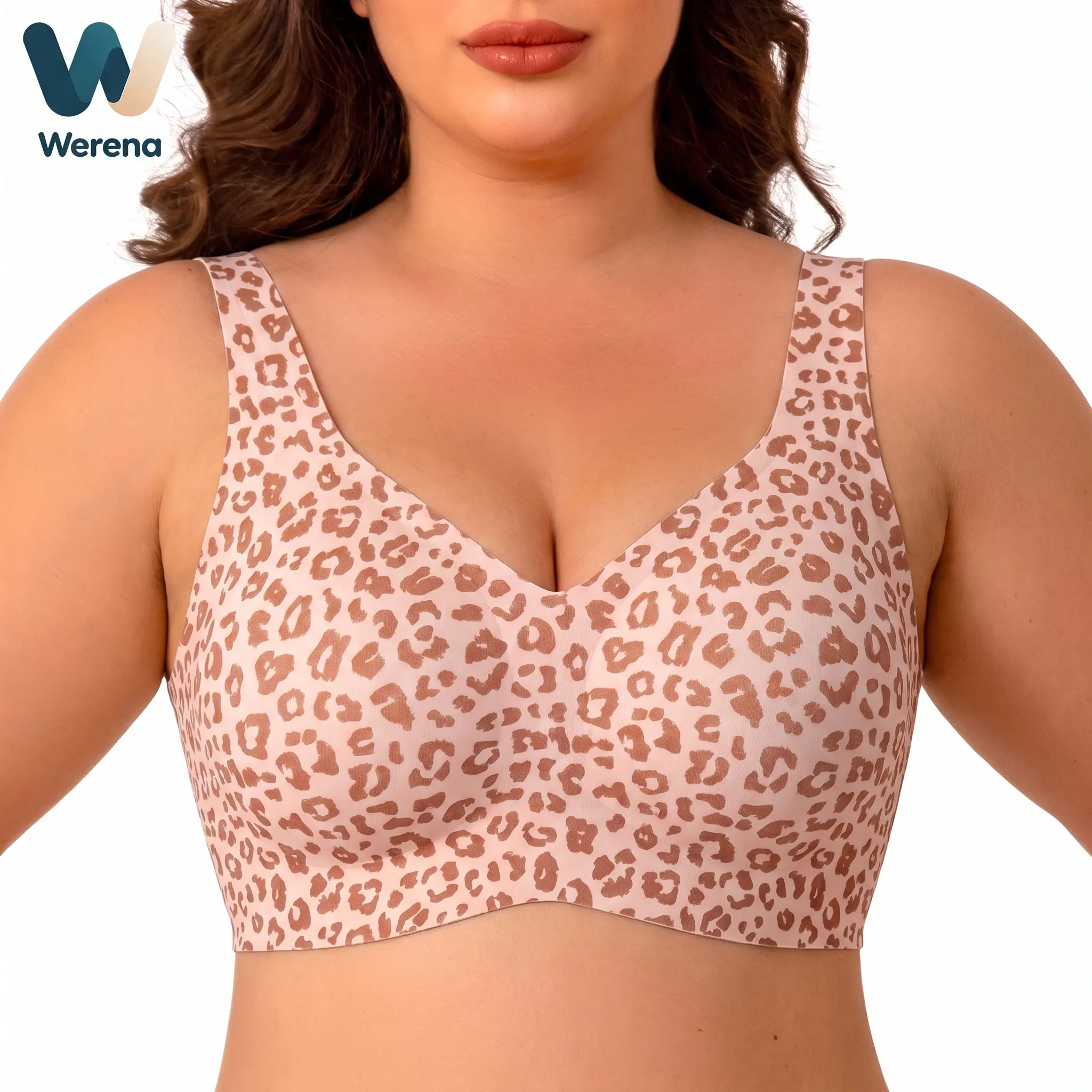 Werena Jelly Wireless Minimizer Bras for women Full Coverage T-Shirt Bra for Plus size Comfortable Everyday Supportive Bra
