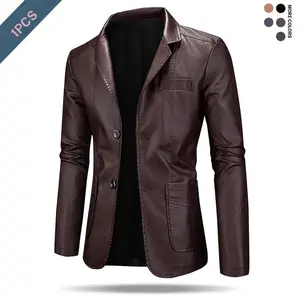 Men’s Autumn/Winter Retro Jacket – Unique Street Style Faux Leather Jacket GARMENTARY