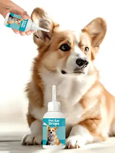 Quantum Silver  Ear Cleaner 60ml Vet-Level Care for Dogs & Cats Fast Relief from Infections Eliminates Itching Kills Mites Alcohol-Free Gentle Non-Irritating   removal ears Pet  Remover with Suction hair