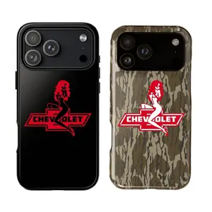Chevy Girl Camo Phone Case, Suitable for iPhone 17-11 Pro Max/Plus and  Samsung Galaxy S23-25, Shockproof & Protection, Dual Layer for Extra Durability