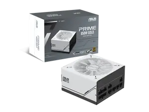 ASUS Prime 850W Gold (850 Watt, ATX 3.0 Compatible, Fully Modular Power Supply, 80+ Gold Certified, Dual Ball Bearings, Two Color Options in One, 8-Year Warranty) AP-850G