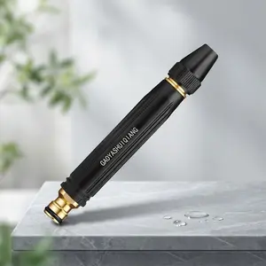 🔧 Universal Fit Hose Attachment | Black Brass Car Wash Water Gun | Heavy Duty Pressure Washer Nozzle