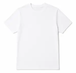 Classic White T Shirt Unisex Crew Neck Cotton Tee Casual Essential Wardrobe Basic