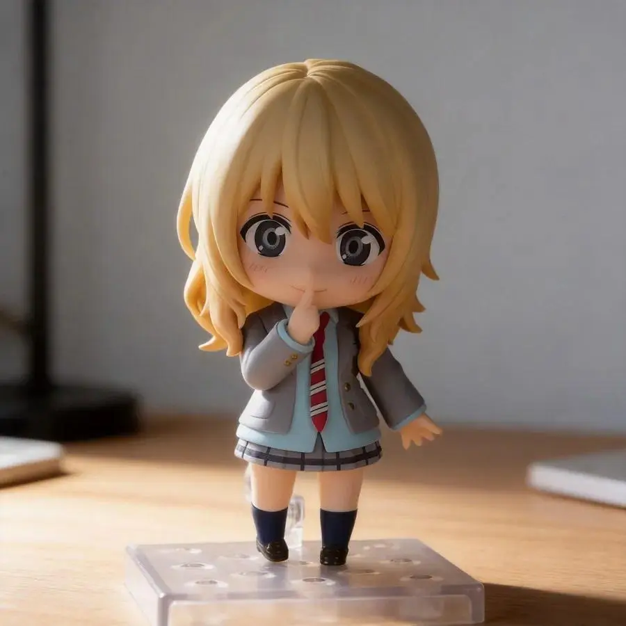 Movable Face Changeable Kaori Miyazono Nendoroid Figure from Your Lie in April - 10cm Collectible Model