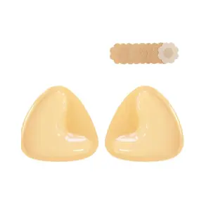 Double-Sided Sticky Bra Pads Inserts Ultra Instant Lift Bra Inserts Push up Bikini Pad for Swimsuit Sports Bra Womenswear Everyday Comfort