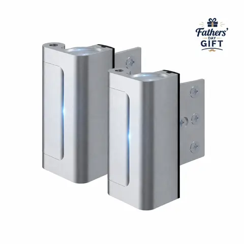 2-Pack All-Aluminum Keyed Padlocks, 800 lbs Force-Resistant Door Hardware & Locks, 8-Screw Reinforcement, 12 Deadbolt Stronger, for Inward Swinging Front Entrances, Blocks Unauthorized Entry, No Assembly Required, 5-Year After-Sales Service