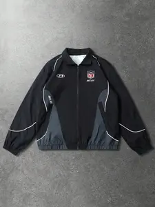 Men's Coach Jacket, Sporty Style Blend, American Football Culture, Perfect for Sports Lovers, Trendy Clothing