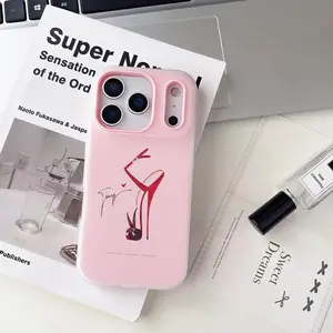 Italian Luxury Shoe Brand Giuseppe Zanotti Phone Case Anti-Yellowing Clear Jelly iPhone Case 17-12 Slim Soft TPU Shockproof Scratch-Resistant Cover Trendy Colors Ultra Lightweight for Daily/Travel/Work Use