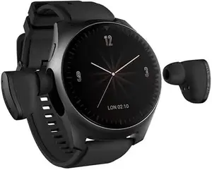 Generic KORONA Wearbuds Watch 2 Smart Wtach with Wireless EarbudsSmartwatch for MenFitness TrackerHeart RateAnswer CallSleep MonitorSports Smart Watch Long Time Standby middle BLACK