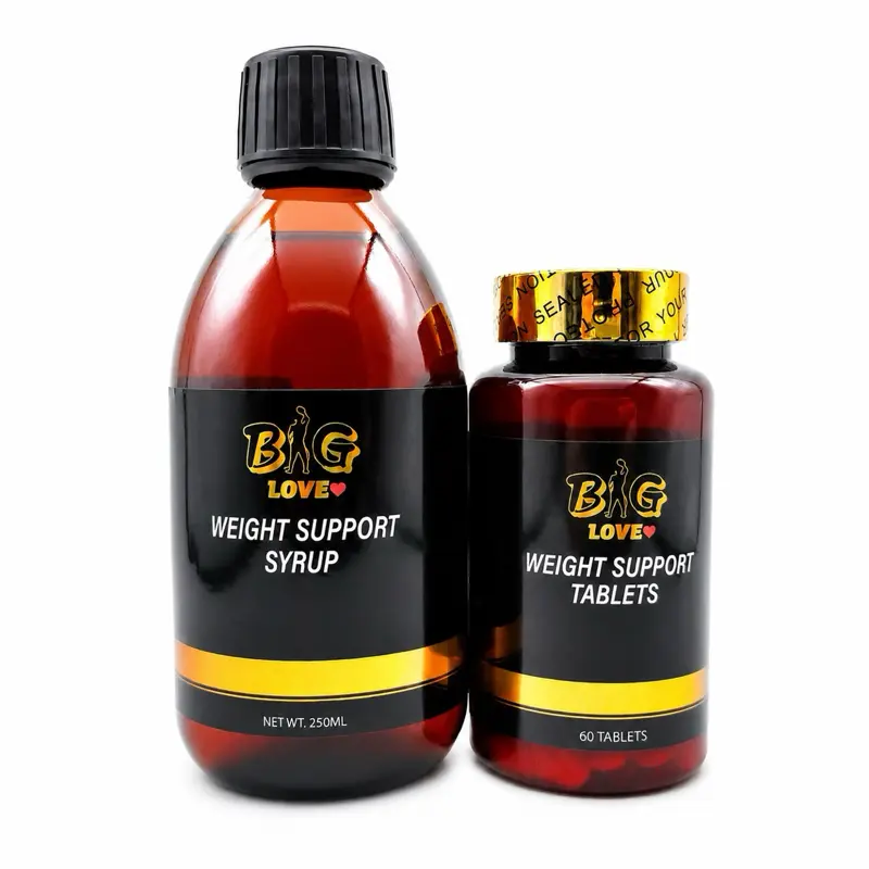 BIG LOVE Syrup and Tablets Combo Set - 250 mL Syrup, 60 Tablets