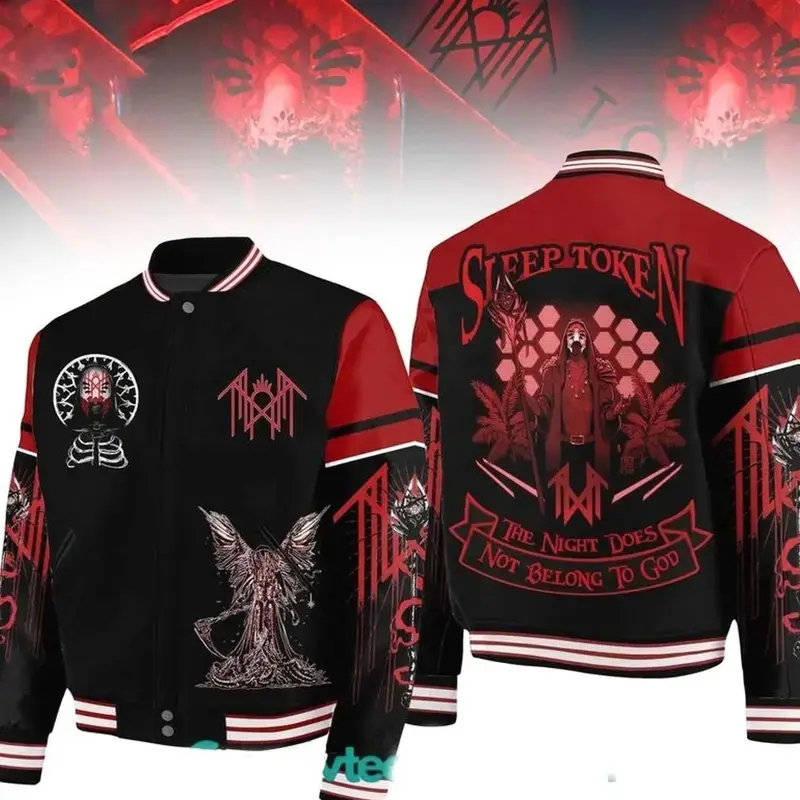 Sleep Token v1 Baseball Jacket Varsity Jacket Movie Jacket