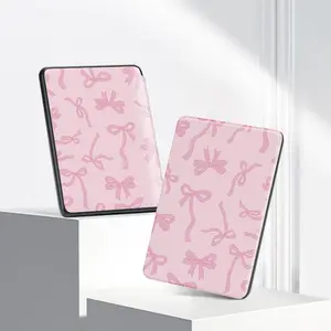 Bow Pattern Leather Kindle Case, Full Body Shockproof Tablet Protective Cover, Stylish Design Tablet Protector Cover Compatible with Kindle