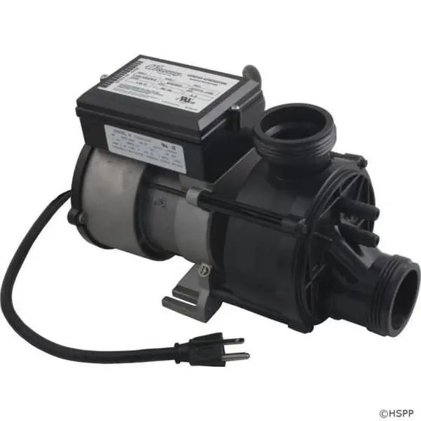 115V 5.5A Bath Pump Genesis Front & Top with Air Switch