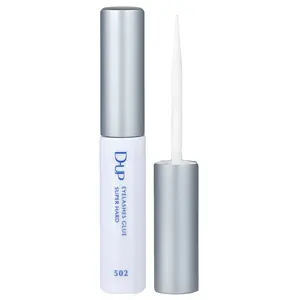 D-UP Eyelashes Glue Super Hard, False Eyelashes Adhesive, 502 Clear Type, 0.7 fl oz (5 ml)