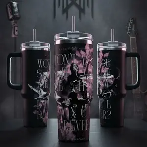 Limited Edition Sleep Token Even In Arcadia 20oz 40oz Tumbler, Lover Sleep Token Tumbler Gift, Hot Cold Drink Cup, Gift For Fans Water Bottles Bottled