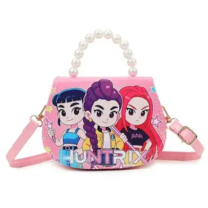 2026 New K-pop children's bag witch hunter girl group change bag anime cute storage bag messenger bag