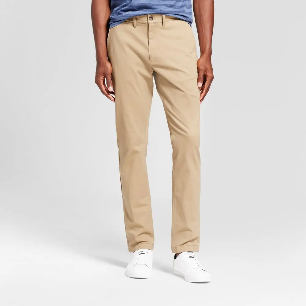 Men's Every Wear Slim Fit Chino Pants - Goodfellow & Co Sculptural Tan 32x34