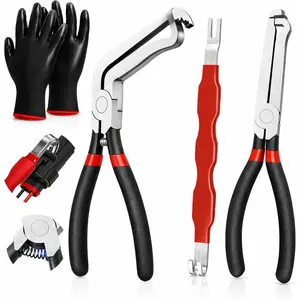 Automotive Electrical Disconnect Pliers Kit, Auto Repair Plier, 37960/37980/13120, 8in Automotive Tools Electrical Connector Pliers, Automotive Tools for Push Tab Style Plugs
