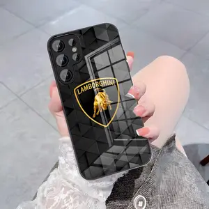 Supercar L-Lamborghini Protective Phone Case for Samsung A25 A13 A33 5G A54 A36 A35 A56 A52 A14 Shockproof Glass cover
