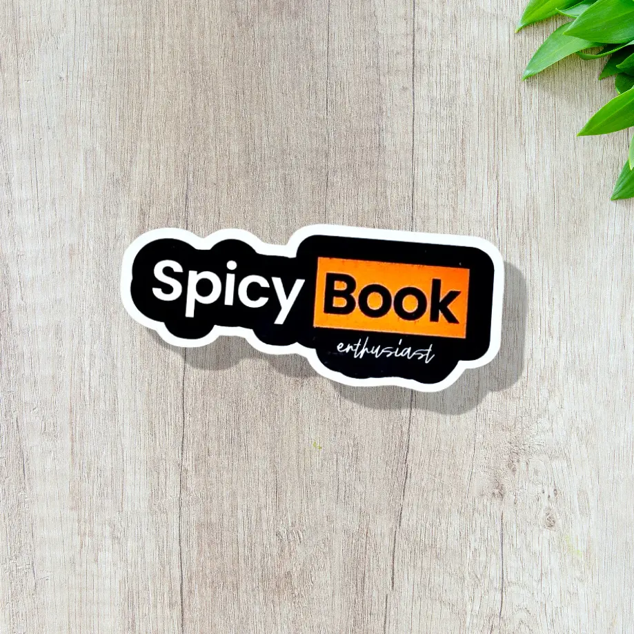 Spicy Book Sticker Kindle Sticker, Bookish Merch Sticker, Booktok Sticker, Smut Reader,Gift for book lover, Water bottle sticker. Laptop Sticker