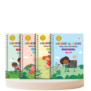 4pcs Cute Writing Practice Sheets, Art Supplies for Gifts and Notebooks, Creative Writing Board, Home Use, Stress Relief, Ideal for Drawing and Coloring