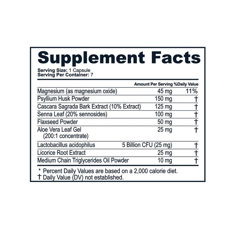 7-Day Cleanse | Natural Detox & Gut Reset | Advanced Formula with Senna, Cascara Sagrada, Aloe Vera, & Probiotic Support | Non-GMO | Digestive Health and Comprehensive Gut Reset