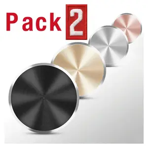 2-Pack Metal Plate Universal Sticker For Phone Magnetic Car Mount Magnet Holder
