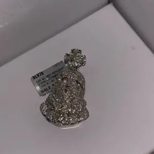 .925 MOISSANITE Jesus Pendant 30mm