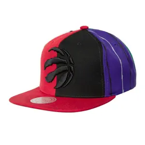 Mitchell & Ness Red/Multi NBA Toronto Raptors What The? Snapback