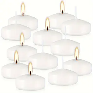2-Inch 50-Pack Floating Water Ball Candles, Holiday Candles, Celebration Candles