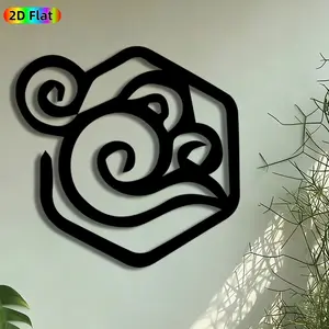 1pc Celtic Spiral Knot Metal Wall Art, Triskelion-Inspired Statue Mural, Intricate Craftsmanship, Perfect for St Patricks Day, Housewarming Decor, Perfect for Living Room Studio Garden Fence Decor, Ideal Gift for Celtic Culture Enthusiasts.