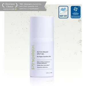 Phoilex Steroid-free Relief Gel Treatment for Sensitive Eczema & Psoriasis Prone Skin Soothes Irritation Intense Moisturization Eliminates Rough Texture Therapeutic Healing Therapy