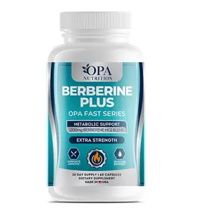 OPA Fast Berberine Plus Metabolic Support – 1,200mg Plant-Based Formula · 60ct