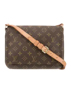 Pre-owned Louis Vuitton PVC Shoulder Bags LV Monogram Musette Tango Vintage 4000008704456