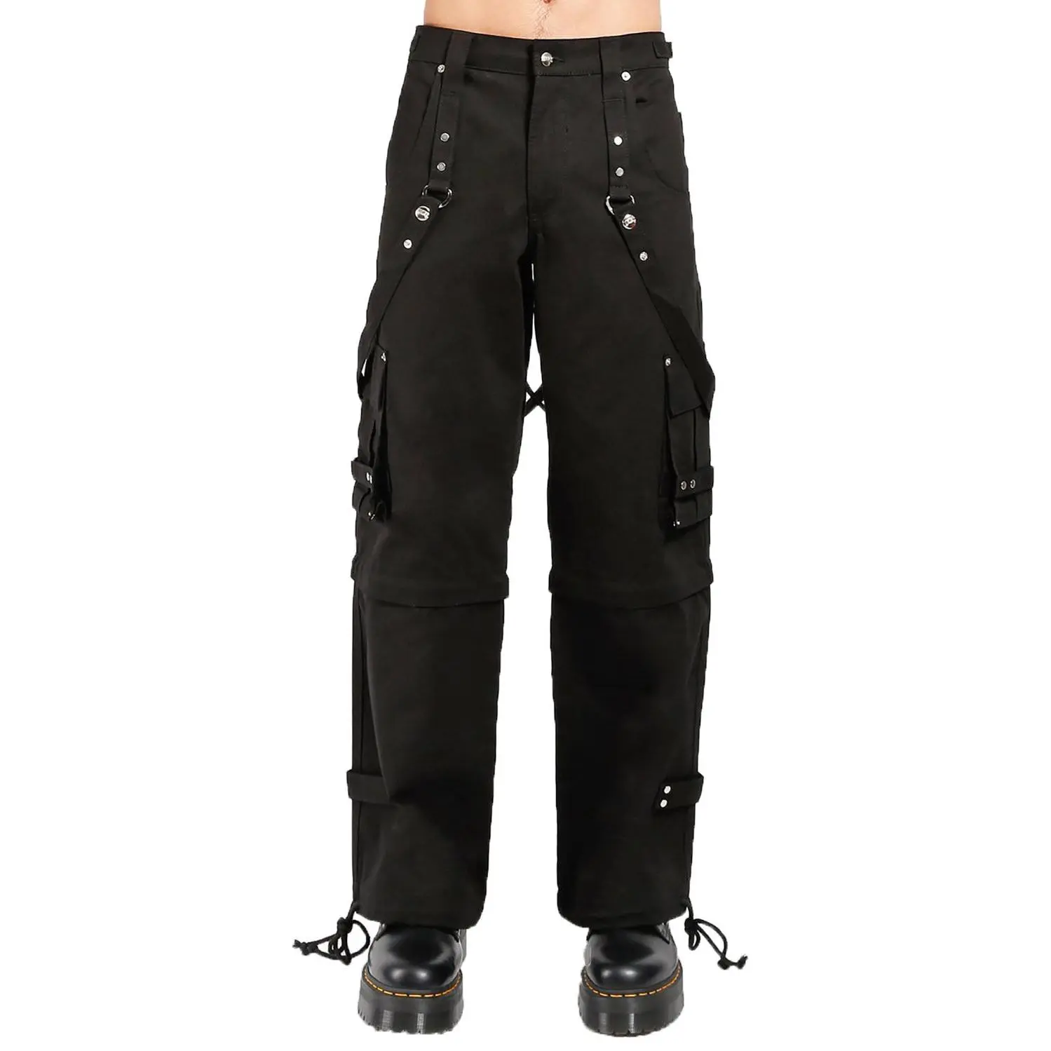 Tripp NYC Zip Off Crush Pants [Black/Black]